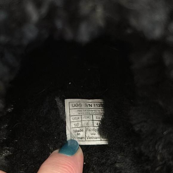 UGG Scuffette II valentine black white heart 10 - Picture 7 of 8